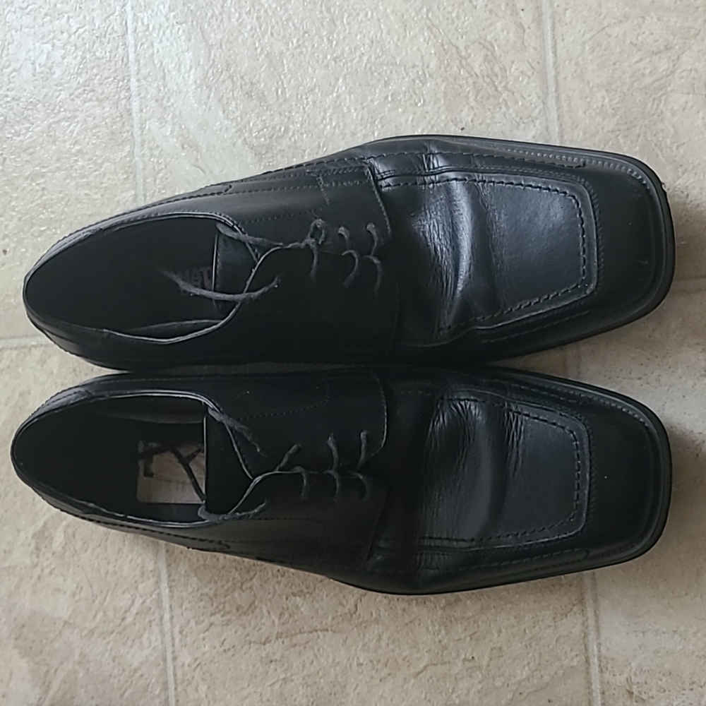 Mens Black Dress shoes sz 12 Natha Studio